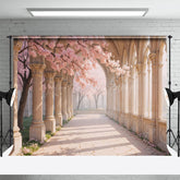 Lofaris Floral European Style Corridor Photography Backdrop